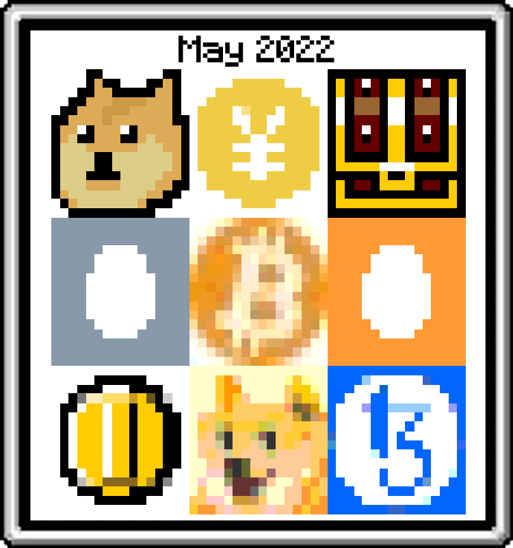 I am still a strong supporter - this month is all about coins, crypto and treasure. Lets see if you can find them all, or even more,  on PixelMap!